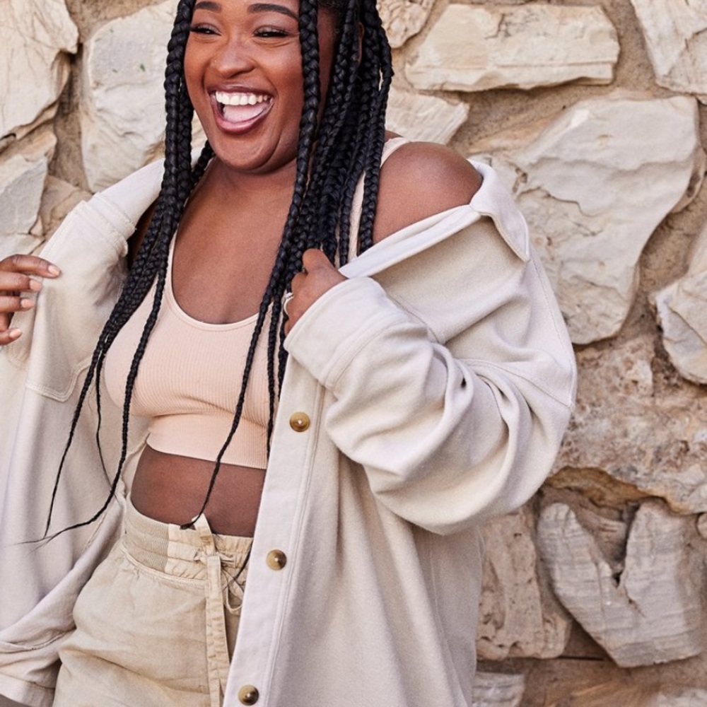 Aerie Luxe Trucker Shacket